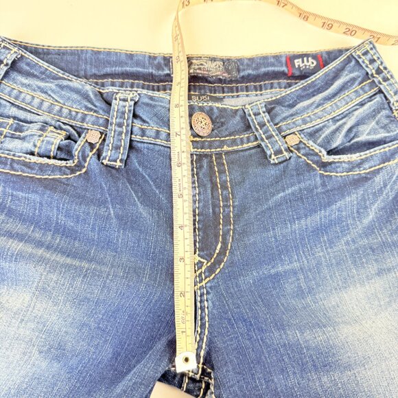 Silver Suki Mid Slim Bootcut Jeans W29 L33 Dark Wash - Picture 5 of 10